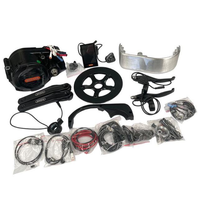 Order a A genuine replacement electric motor kit for the Bafang electric bike, including cables, sensors, an LCD monitor and much more.